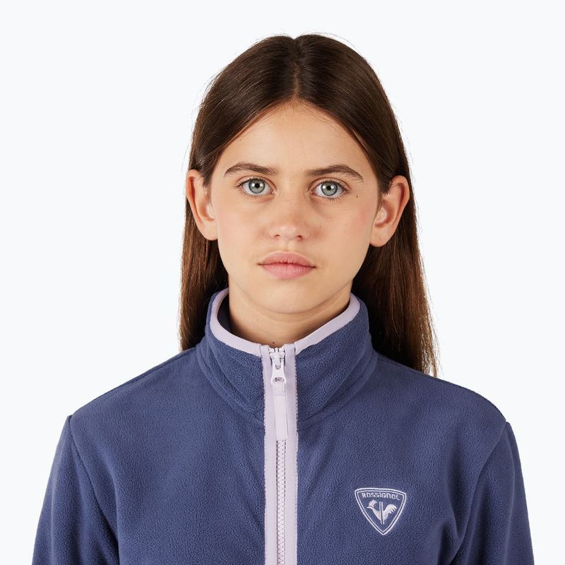 Children's fleece sweatshirt Rossignol Jr Strawpile Fleece Fz RLNYL03_A02 true night blue 6