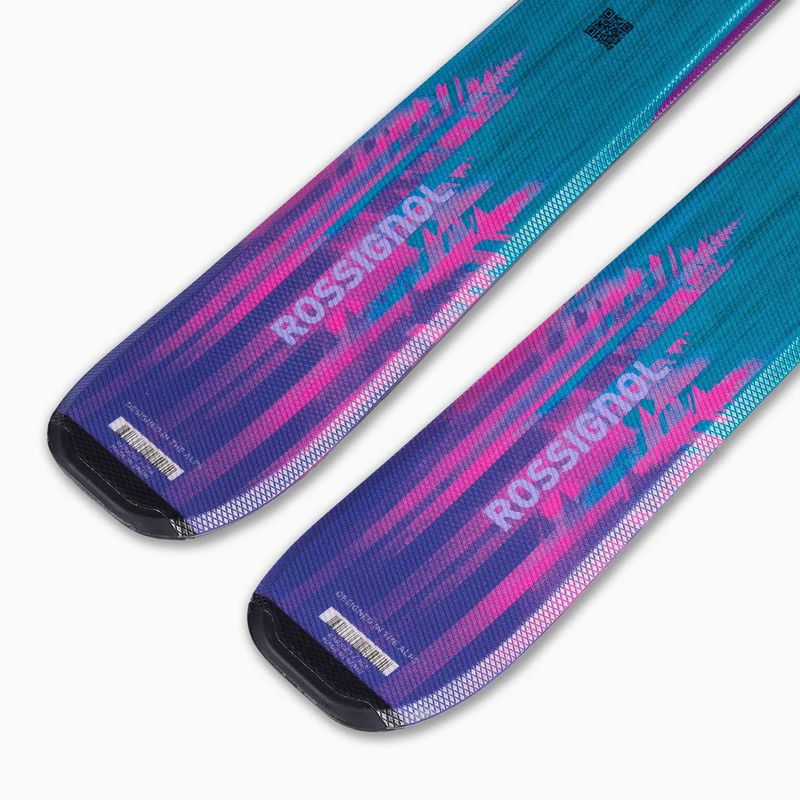 Kids’ downhill skis with bindings Rossignol Soul Jr 104-140 + Kid 4 GW 7