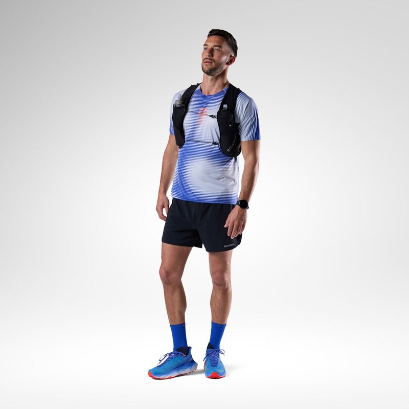 Men's running top Rossignol Sapa Ultra Tee dazzle blue line fogg 2