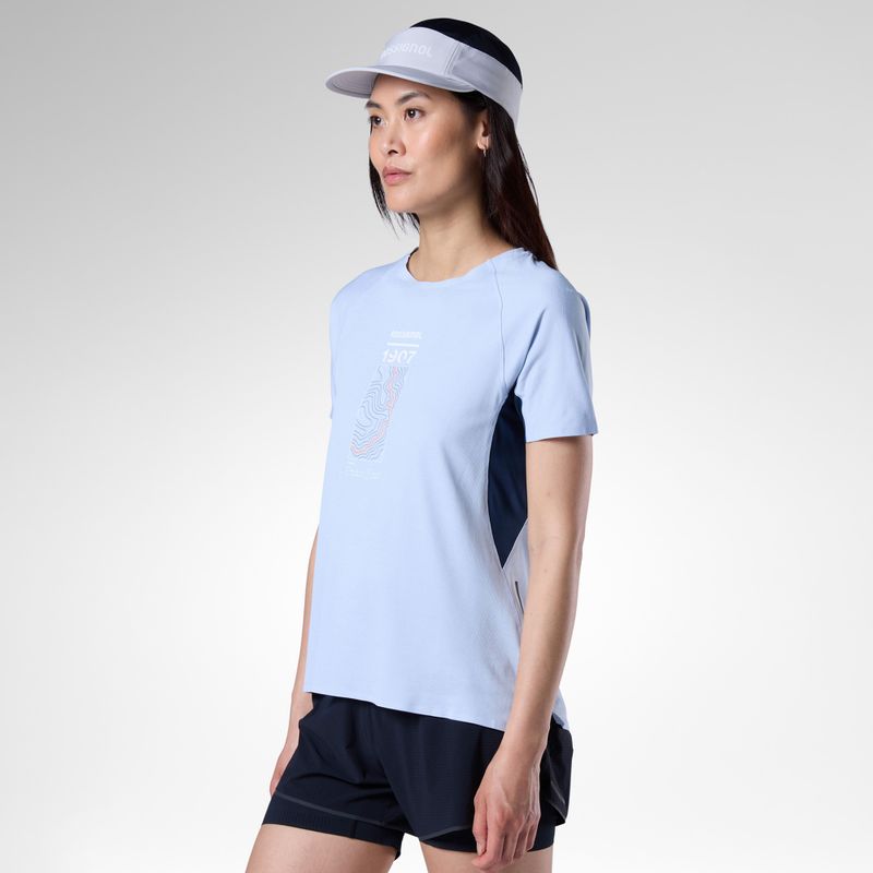 Women's running top Rossignol Sapa Ultra Tee blue aura 5
