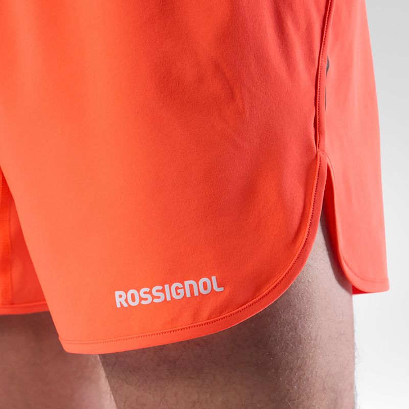Men's running shorts Rossignol Sapa 5" neon red 7