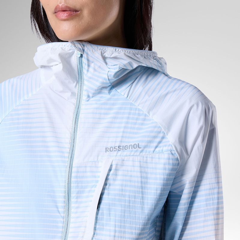 Women's running jacket Rossignol Sidelhorn PKB aura blue line fogg 6