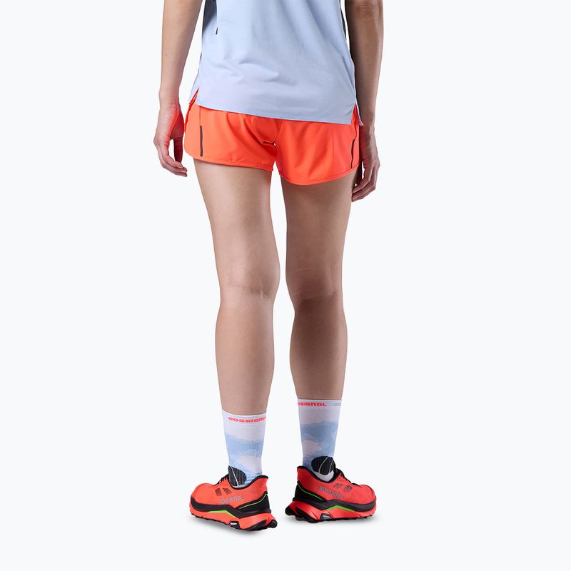 Women's running shorts Rossignol Sapa neon red 3