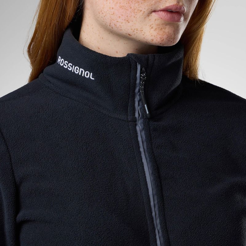 Women's fleece ski sweatshirt Rossignol Polar Fleece black 5