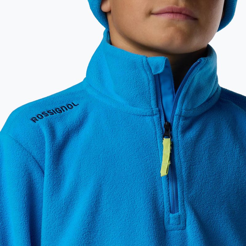 Children's fleece sweatshirt Rossignol Quarter Zip Polar Fleece blazing blue 6
