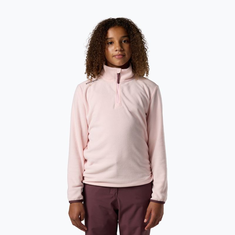 Children's fleece sweatshirt Rossignol Quarter Zip Polar Fleece pale lilac 2
