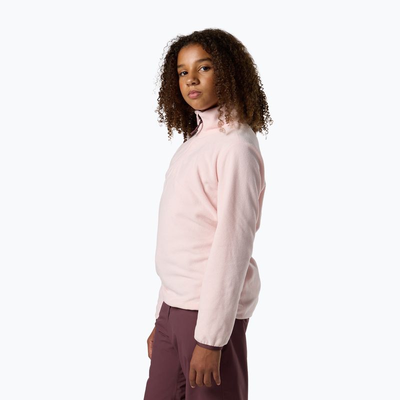 Children's fleece sweatshirt Rossignol Quarter Zip Polar Fleece pale lilac 5