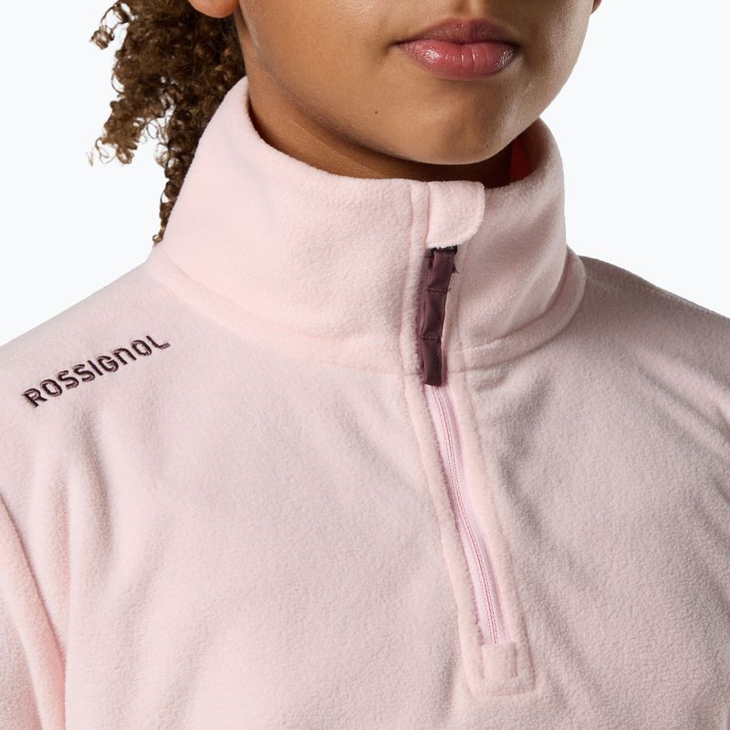 Children's fleece sweatshirt Rossignol Quarter Zip Polar Fleece pale lilac 6