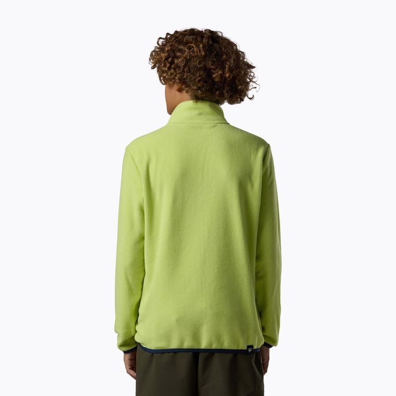 Children's fleece sweatshirt Rossignol Quarter Zip Polar Fleece wild lime 4