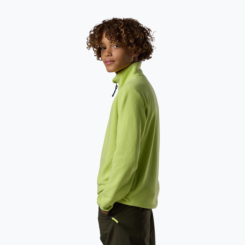 Children's fleece sweatshirt Rossignol Quarter Zip Polar Fleece wild lime 5