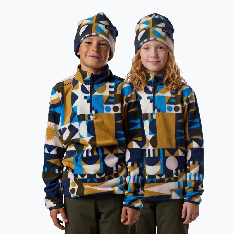 Children's fleece sweatshirt Rossignol Quarter Zip Polar Fleece jr potpourri dazzle blue