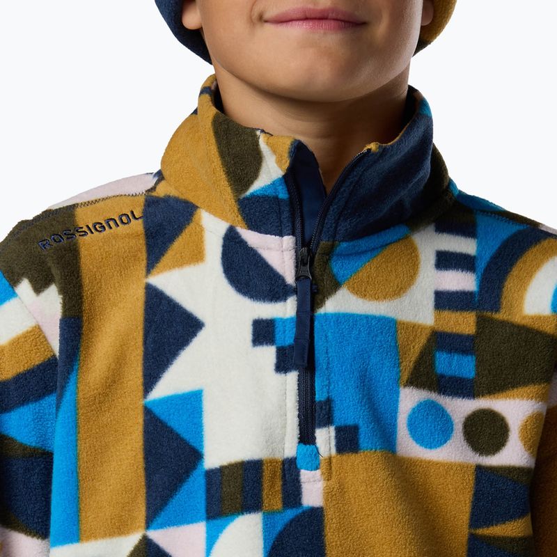 Children's fleece sweatshirt Rossignol Quarter Zip Polar Fleece jr potpourri dazzle blue 6