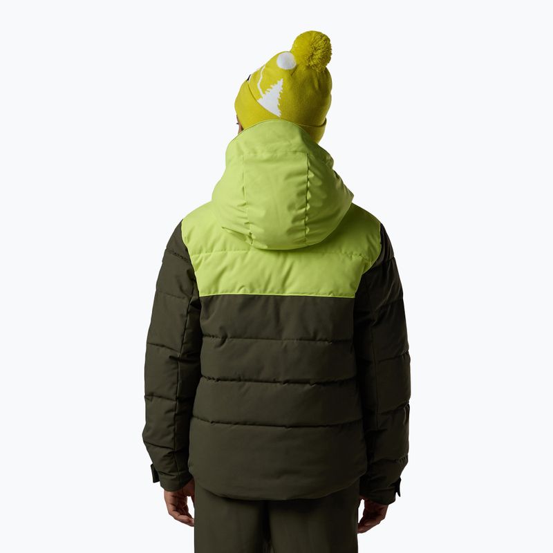 Children's ski jacket Rossignol Siz Quiled olive shadow 3