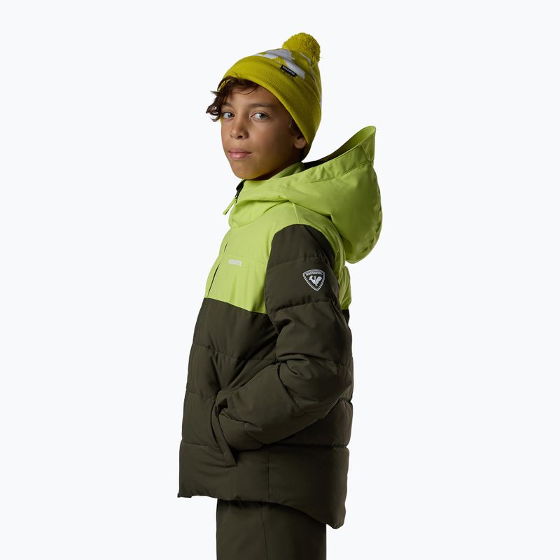 Children's ski jacket Rossignol Siz Quiled olive shadow 4