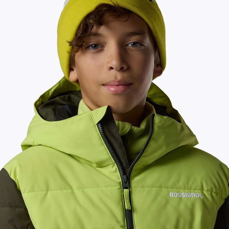 Children's ski jacket Rossignol Siz Quiled olive shadow 5