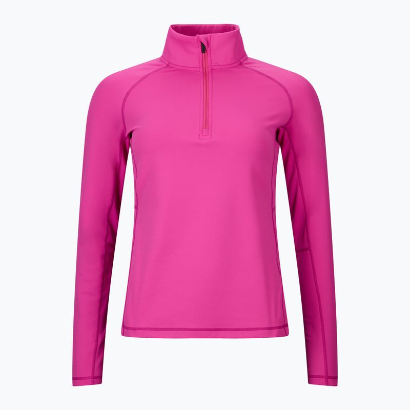 Women's fleece sweatshirt Rossignol Mid Layer Stretch Half Zip electric fuchsia 6