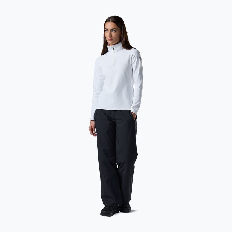 Women's fleece sweatshirt Rossignol Mid Layer Stretch Half Zip white 2