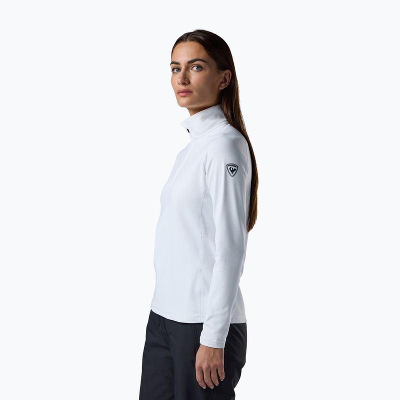 Women's fleece sweatshirt Rossignol Mid Layer Stretch Half Zip white 4