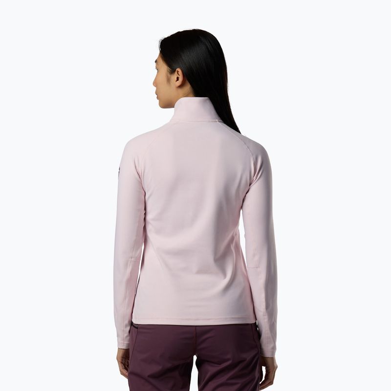 Women's fleece sweatshirt Rossignol Mid Layer Stretch Half Zip pale lilac 3