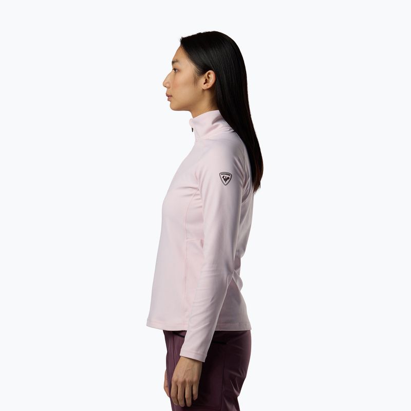 Women's fleece sweatshirt Rossignol Mid Layer Stretch Half Zip pale lilac 4