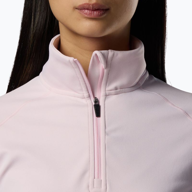 Women's fleece sweatshirt Rossignol Mid Layer Stretch Half Zip pale lilac 5