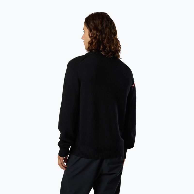 Men's sweater Rossignol Odysseus Crew Merino black 3