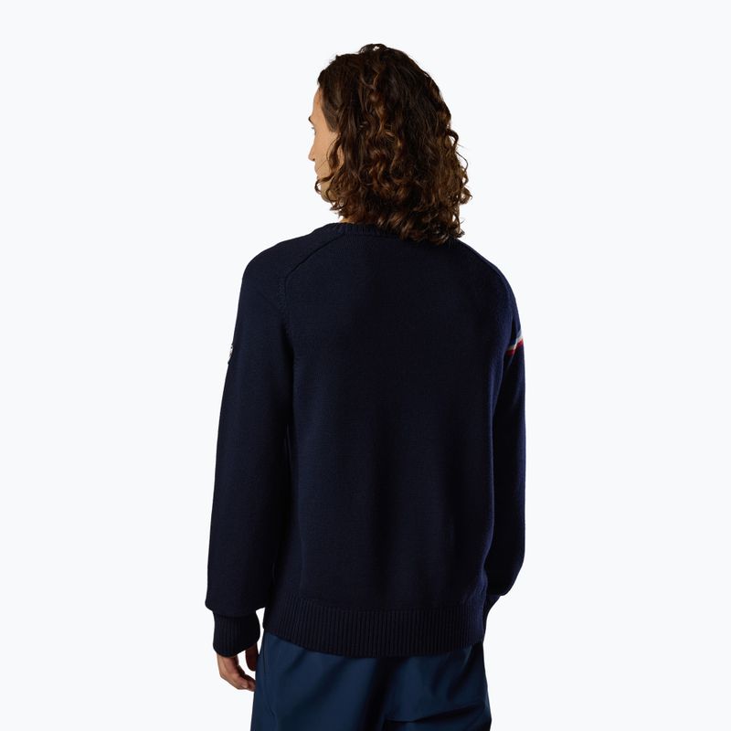 Men's sweater Rossignol Odysseus Crew Merino dark navy 3
