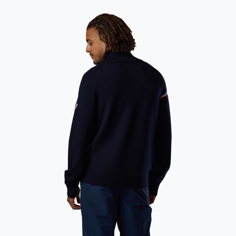 Men's sweater Rossignol Odysseus Half Zip Merino dark navy 3