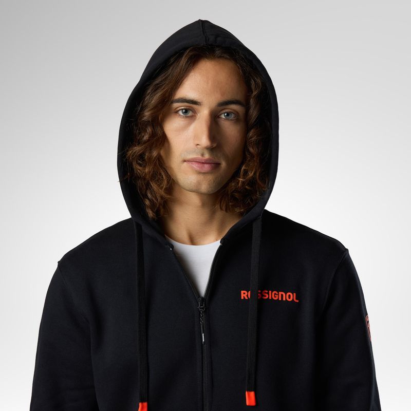 Men's sweatshirt Rossignol Hero Full Zip Hoodie black 5