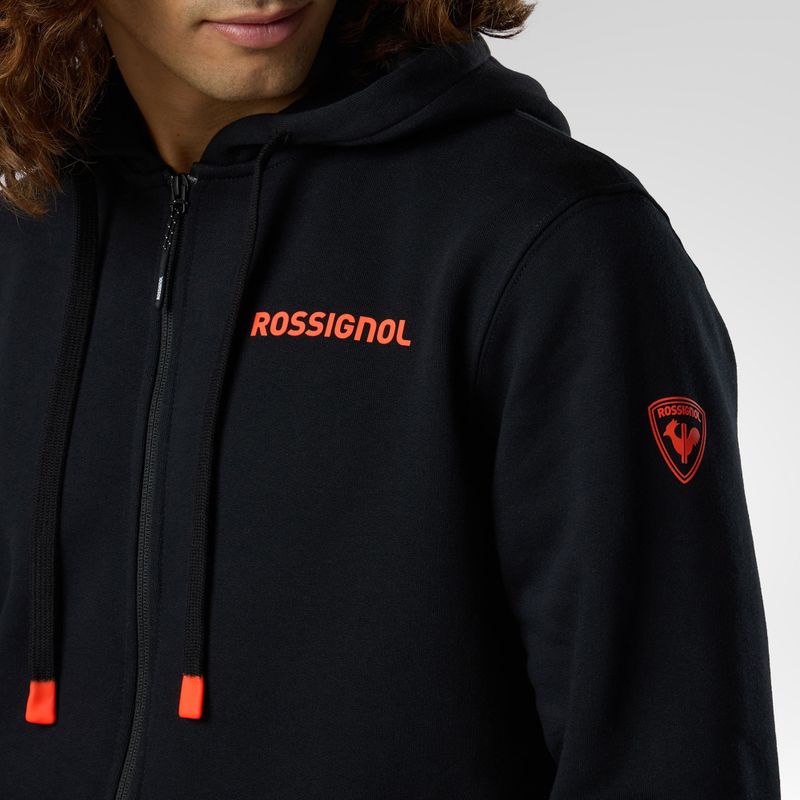Men's sweatshirt Rossignol Hero Full Zip Hoodie black 6