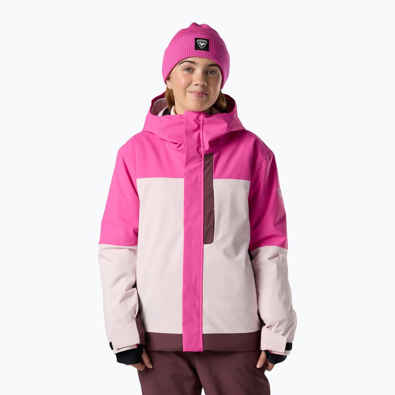 Children's ski jacket Rossignol Wispile Insulated electric fuchsia 2