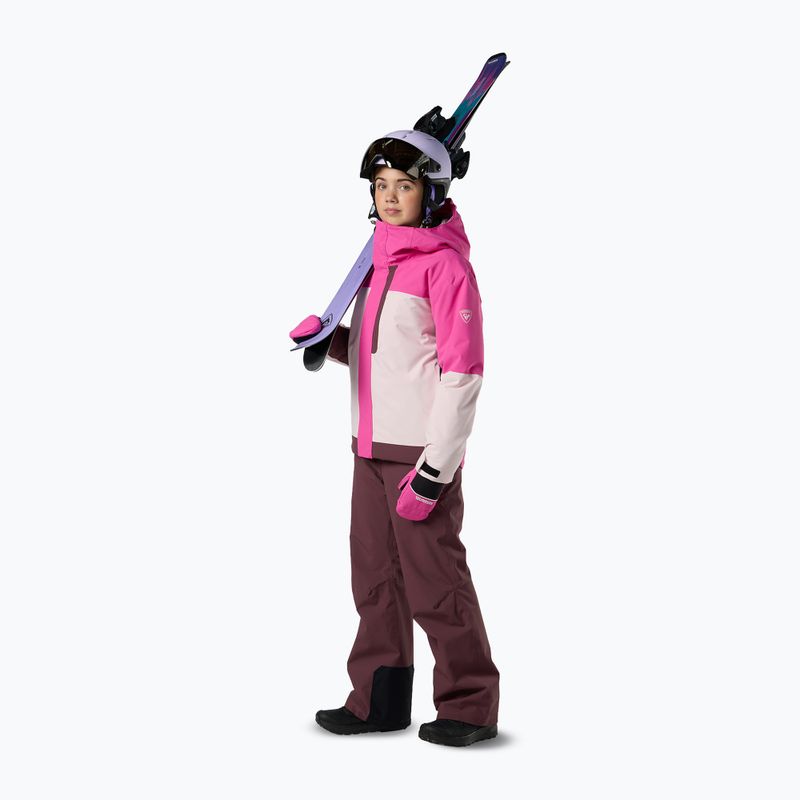 Children's ski jacket Rossignol Wispile Insulated electric fuchsia 3