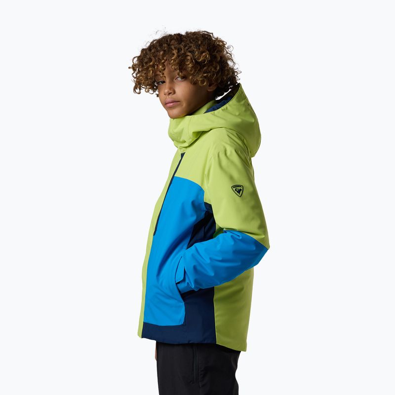 Children's ski jacket Rossignol Wispile Insulated wild lime 5