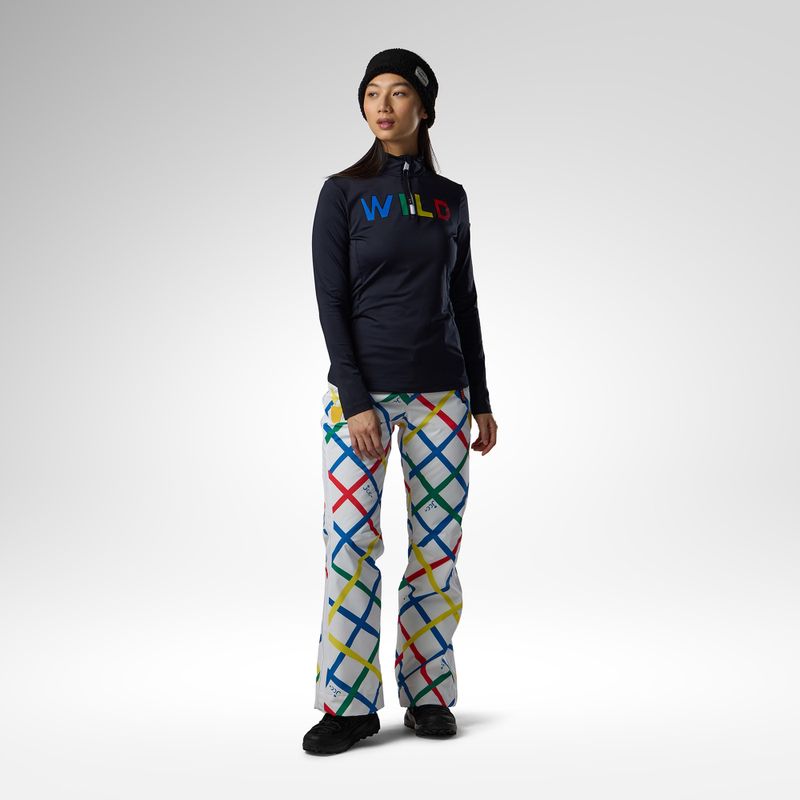 Women's thermal sweatshirt Rossignol JCC Quarter Zip First Layer black 2