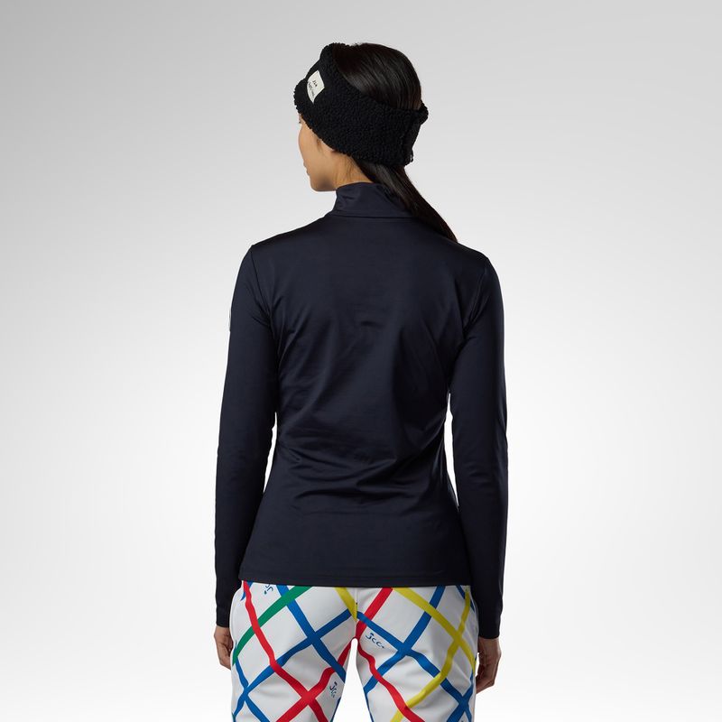 Women's thermal sweatshirt Rossignol JCC Quarter Zip First Layer black 3