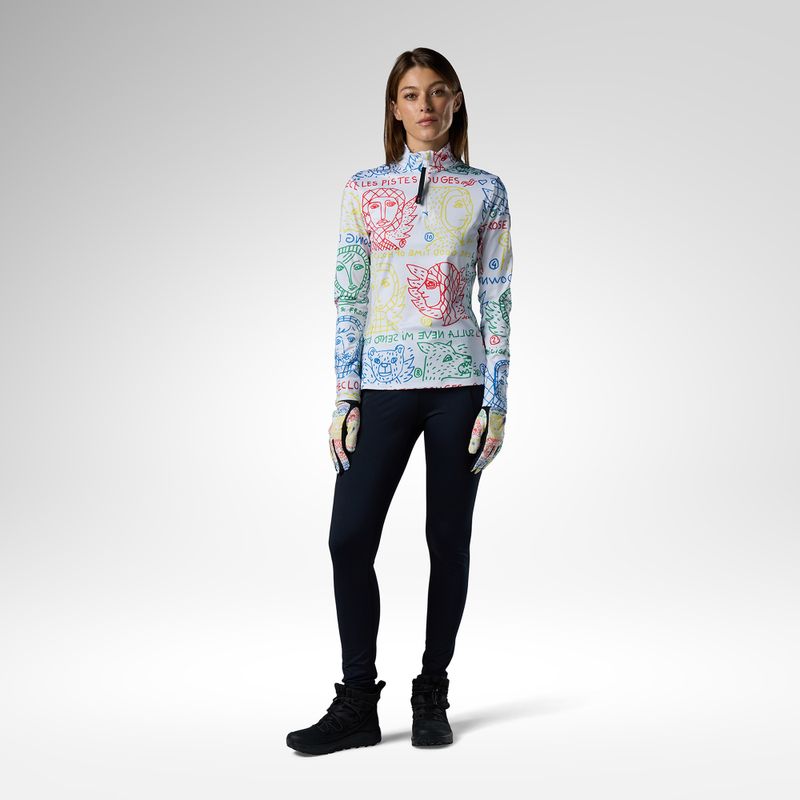 Women's thermal sweatshirt Rossignol JCC Quarter Zip First Layer jcc angels light 2