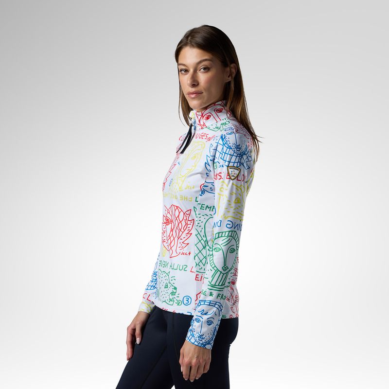 Women's thermal sweatshirt Rossignol JCC Quarter Zip First Layer jcc angels light 4