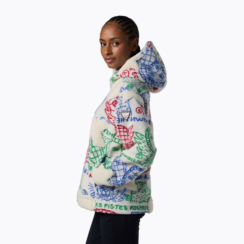 Women's fleece sweatshirt Rossignol JCC Fleece Anorak jcc angels light 4