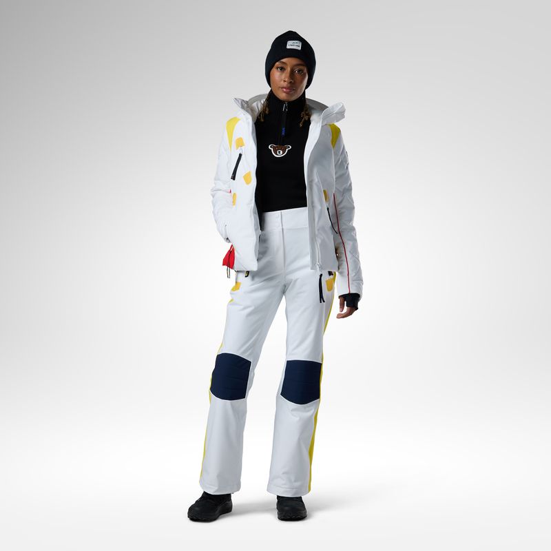 Women's ski trousers Rossignol JCC Valdiz white 2