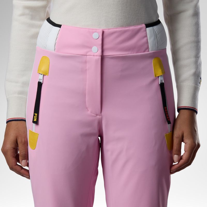 Women's ski trousers Rossignol JCC Valdiz new pink 5
