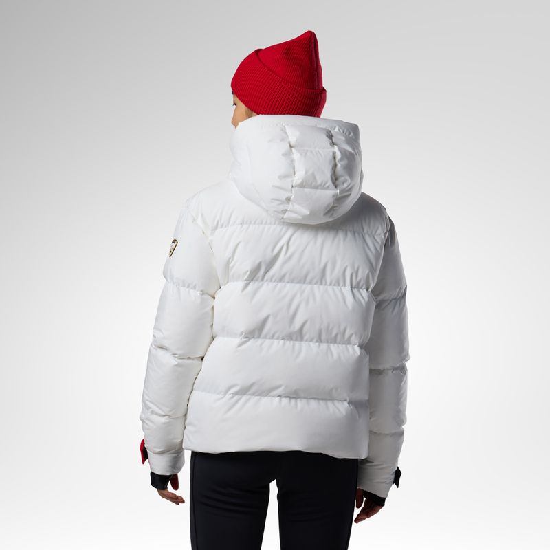 Women's ski jacket Rossignol JCC Allsnow Down white 3