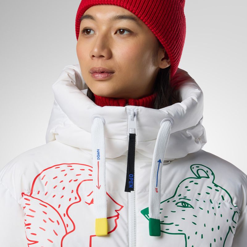 Women's ski jacket Rossignol JCC Allsnow Down white 5