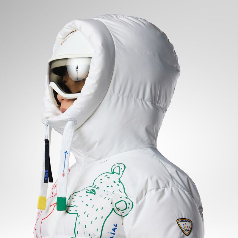 Women's ski jacket Rossignol JCC Allsnow Down white 6