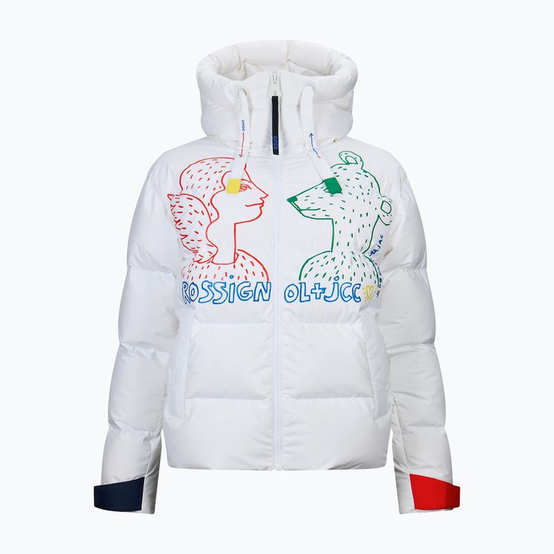 Women's ski jacket Rossignol JCC Allsnow Down white 12