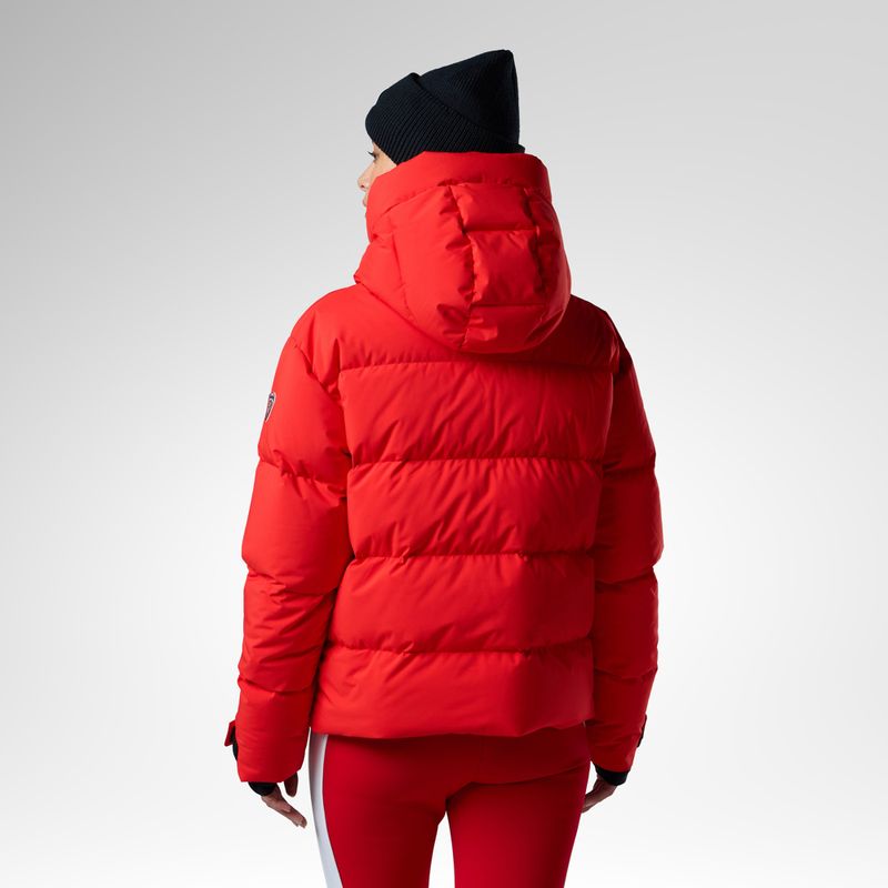 Women's ski jacket Rossignol JCC Allsnow Down red 3
