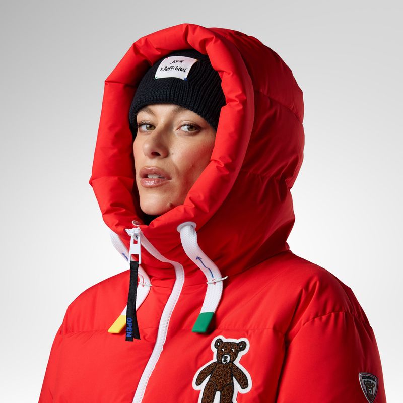 Women's ski jacket Rossignol JCC Allsnow Down red 6