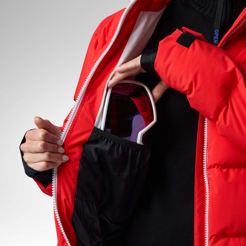 Women's ski jacket Rossignol JCC Allsnow Down red 7