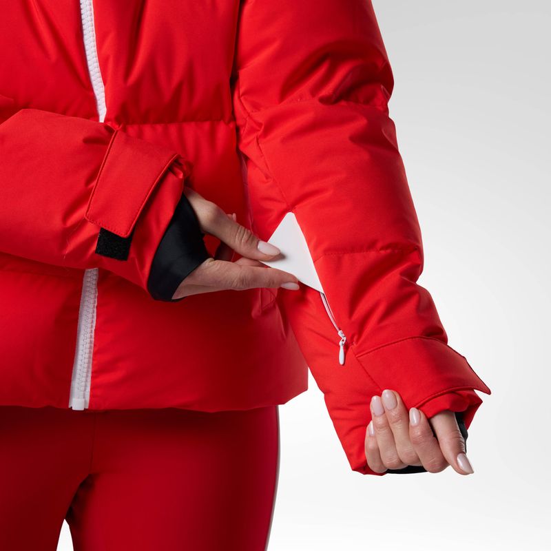 Women's ski jacket Rossignol JCC Allsnow Down red 9