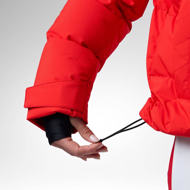 Women's ski jacket Rossignol JCC Allsnow Down red 10