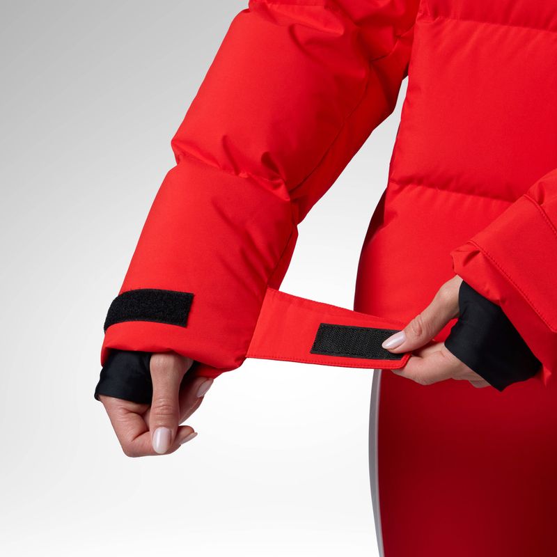 Women's ski jacket Rossignol JCC Allsnow Down red 11